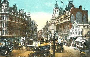 Tottenham Court Road, London, . SLETT, dupliser, se 580036379 av Unbekannt