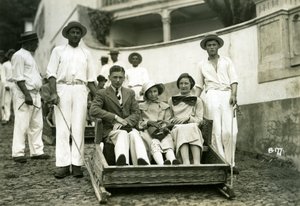 Turister, Madeira, c1920-c1940s av Unbekannt