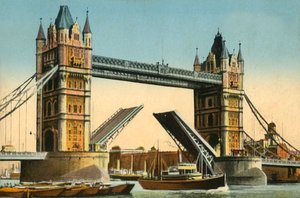 Tower Bridge, London, c1910. av Unbekannt