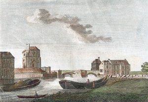 Tower of Franciscan friary, Oxford, 1788 av Unbekannt