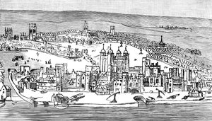 Tower of London, c1543, 1893 av Unbekannt