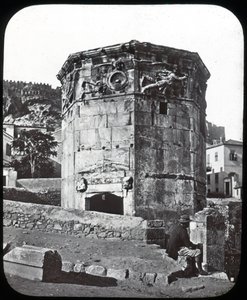 Vindenes tårn, Athen, Hellas, slutten av 1800- eller begynnelsen av 1900-tallet av Unbekannt