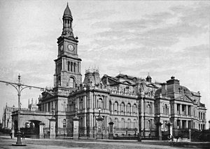 Rådhuset, Sydney, ca 1900. av Unbekannt