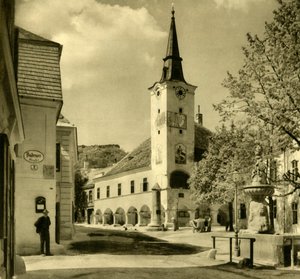 Rathaus, Gumpoldskirchen, Mödling, Niederösterreich, ca. 1935 von Unbekannt