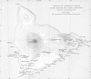 Reisespor fra Cape Evans til Cape Crozier - 27. juni til 1. august 1911, 1913 av Unbekannt