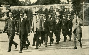 Trene rekrutter i Royal Naval Volunteer Reserve, første verdenskrig, 1914, c1920. av Unbekannt