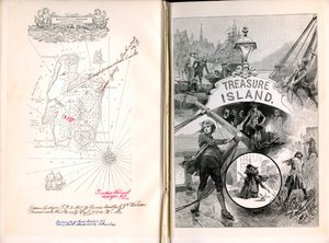 Treasure Island, av Robert Louis Stevenson, 1886 av Unbekannt