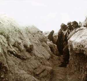 Trenches, Champagne, Nord-Frankrike, c1914-c1918 av Unbekannt