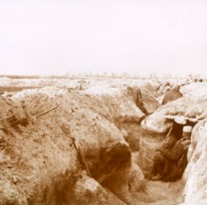 Trenches, Champagne, Nord-Frankrike, c1914-c1918 av Unbekannt