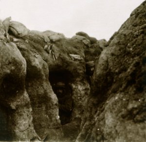skyttergraver, c1914-c1918 av Unbekannt