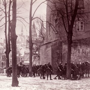 Tropper, Aachen, Tyskland, c1914-c1918 av Unbekannt