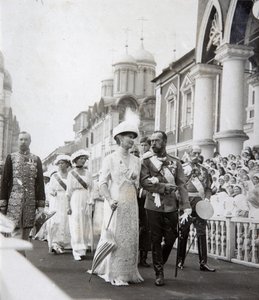 Tsarfamilien ved feiringen av 300-årsjubileet for huset til Romanov, Russland, 1913 av Unbekannt