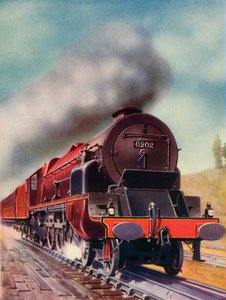 Turbindrevet Stillehavet som tilhører L.M.S. Jernbane, 1935-36. av Unbekannt