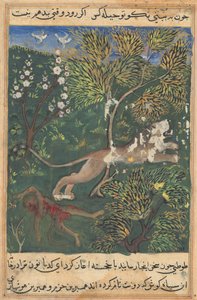 Tuti-Nama Tales of a Parrot: Tale XXIX, ca. 1560. av Unbekannt
