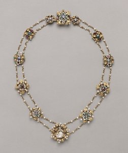Tolv medaljonger montert som et halskjede, ca. 1400. av Unbekannt