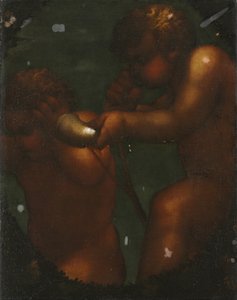 To Putti, 1700-tallet. av Unbekannt