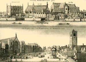 To utsikter over Westminster, 1881. av Unbekannt