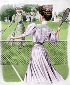 To plentenniskostymer for oktober 1905. av Unbekannt