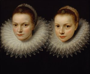 To søstre, 1610-1615. av Unbekannt
