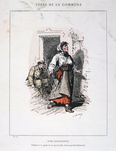 En borger, Paris kommune, 1871. av Unbekannt