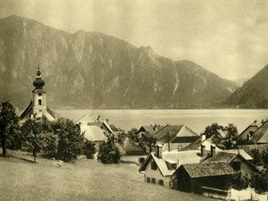 Unterach am Attersee, Øvre Østerrike, c1935. av Unbekannt
