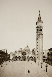 Uten tittel 96, ca. 1890. [Markusbasilikaen og Campanile, Venezia]. av Unbekannt