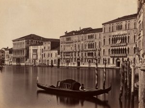 Uten tittel Venetian Gondola, sent på 1800-tallet. av Unbekannt