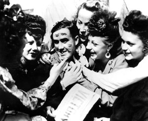 VE Day-feiringer, Paris, 8. mai 1945 av Unbekannt