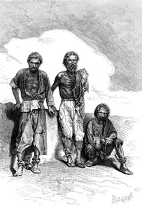 Vagrant Convicts, Kina, c1890 av Unbekannt