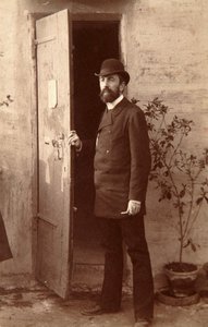 Vasily Polenov , russisk kunstner, 1884 av Unbekannt
