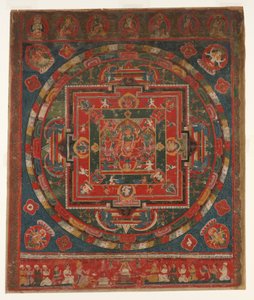 Vasudhara Mandala, datert til 1777 Samvat 897. av Unbekannt