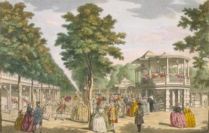 Vauxhall Gardens, Lambeth, 1700-tallet av Unbekannt