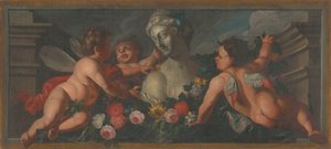Venus omgitt av amorer av Unbekannt