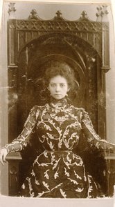 Vera Komissarzhevskaya , russisk skuespillerinne, 1900-tallet av Unbekannt