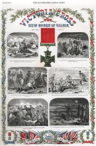 Victoria Cross, britisk pris for tapperhet, 1857 av Unbekannt