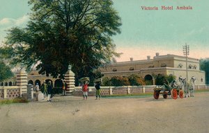Victoria Hotel Ambala, c1900 av Unbekannt