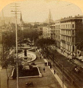 Victoria Square, Montreal, Canada, 1904. av Unbekannt