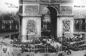 Seiersparade, Paris, 14. juli 1919 av Unbekannt