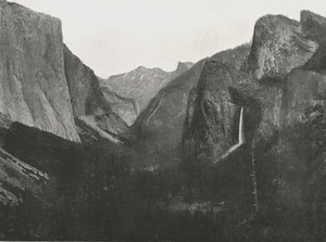 Utsikt fra Artists Point, Yosemite Valley, USA, 1895. av Unbekannt