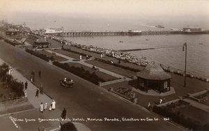 Utsikt fra Beaumont Hall Hotel, Marine Parade, Clacton-on-Sea, c1925 av Unbekannt