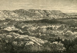 Utsikt i Jordandalen, 1890. av Unbekannt