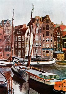 Utsikt over Amsterdam, 1907 1911-1912 av Unbekannt