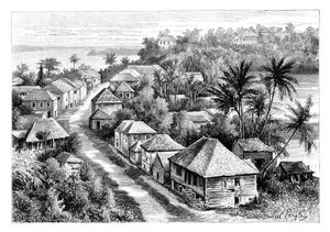 Utsikt over Basse-Terre, Guadeloupe, c1890 av Unbekannt