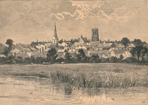 Utsikt over Dorchester, 1800-tallet av Unbekannt