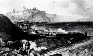 Utsikt over Dover fra Shakespeares klippe av Unbekannt