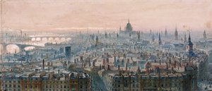 Utsikt over London av Unbekannt