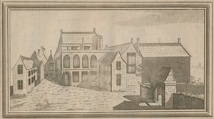 Utsikt over Minster Lovel Priory i fylket Oxford, 1784 av Unbekannt