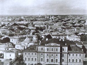 Utsikt over Moskva fra Ivan den store klokketårnet, Russland, 1884 av Unbekannt