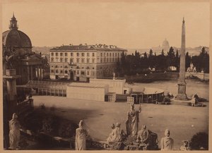 Utsikt over Roma, ca. 1860. av Unbekannt