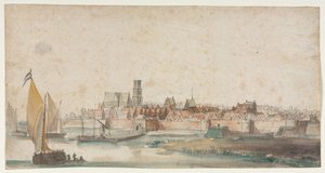 Utsikt over St. Geertruidenberg, 1600-tallet. av Unbekannt